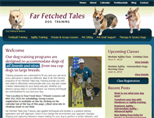 Tablet Screenshot of dogtrainerpamela.com